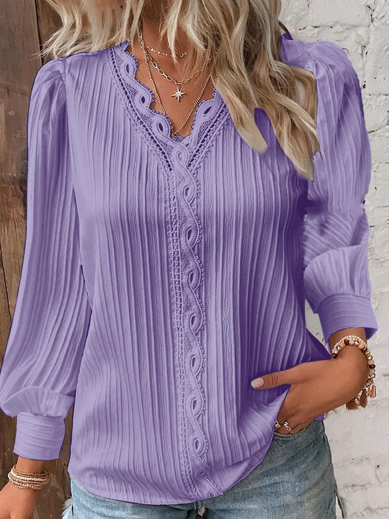 Elegant V Neck Shirt