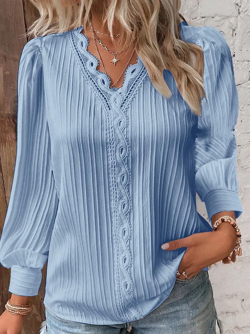 Elegant V Neck Shirt