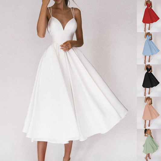 Elegant V-neck Dress
