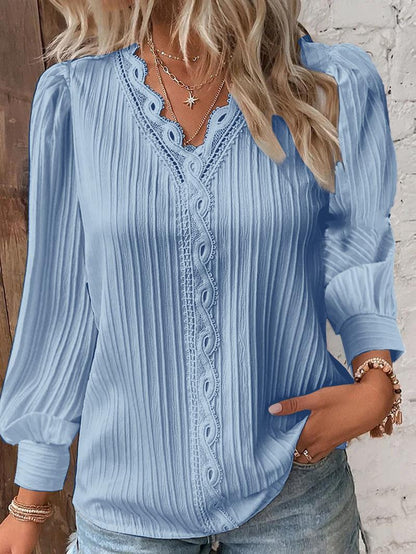 Elegant V Neck Shirt