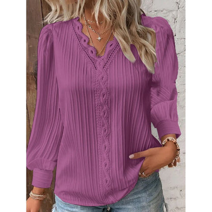 Elegant V Neck Shirt