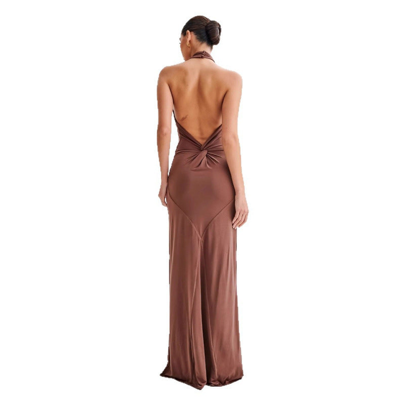 Robe Maxi Halter Slinky