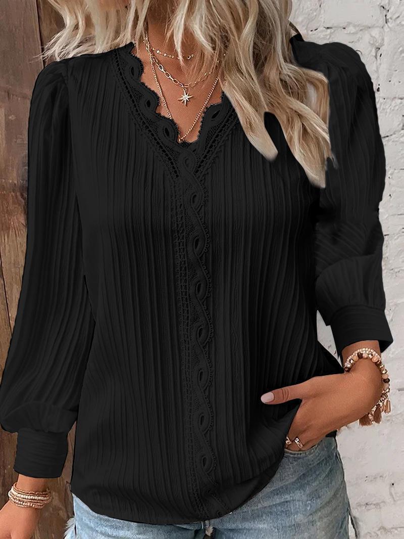 Elegant V Neck Shirt