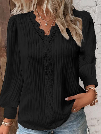 Elegant V Neck Shirt